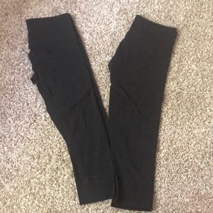 TWO lululemon original wunder under crop pants